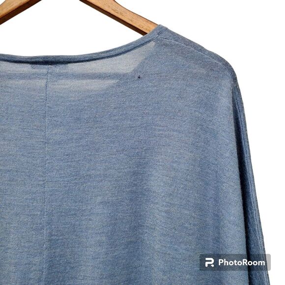 EILEEN FISHER Merino Wool Boat Neck Blouse in Size M - Picture 7 of 7